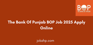 The Bank Of Punjab BOP Job 2025 Apply Online